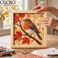 CUCKO Fabric Mosaics Kit, Handmade Cut Cloth Kinusaiga Fabric Art Kit, Creative No-Sew Design Premiu