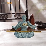 [PETSOLA] Small Sandstone Monkey Wukong Statue for Home Office Multipurpose Artistic 12x6x10.3cm Mon