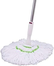 Microfiber Twist Mop Hand Release Washing Mop Floor Cleaning Dust Mops, Household Stainless Steel Mop Decoration