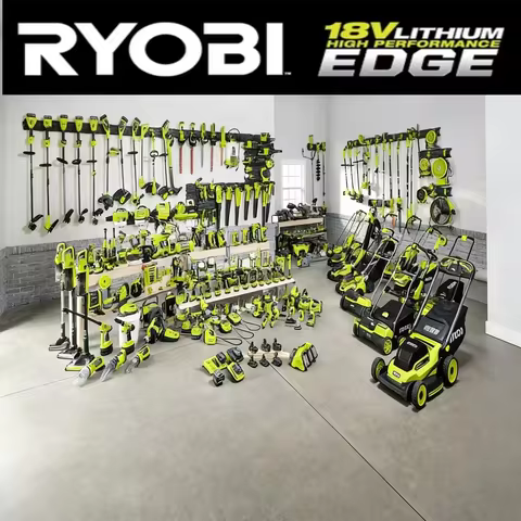 RYOBI 18V 8.0Ah Genuine Rechargeable Battery, High Capacity Stable Performance No Memory Effect Comp