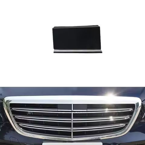 Front Bumper Cover W222 Front Bumper Radiator Grill Camera Shield Cover Compatible with Mercedes Ben