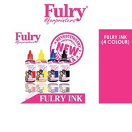 Fulry Ink - Print For Mirrorcoated Sticker , Dark Paper , Art Paper , Art Card