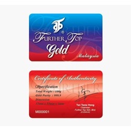 FURTHER TOP Gold Bar 100gram '' Classic '' 999.99
