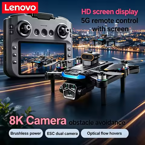 Lenovo Mi A14Pro Max Obstacle Avoidance Optical Flow three Camera Brushless GPS 8K Toys Drone Distan