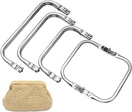 Pack of 4 Aluminium Bag Frame Closure 16 cm 20 cm 22 cm 25 cm Bag Hanger Bag Closure for Crochet Bag
