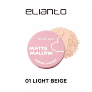 Elianto Matte Mallow Compact Powder | Ringan Lembut | Lightweight | Smooth Formula