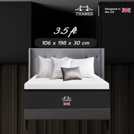 Thames ที่นอนยางพารา รุ่น Casual หนา 12 นิ้ว ที่นอนยางพาราอัดผสาน PE ช่วยซัปพอร์ตสรีระ ลดอาการปวดหลั
