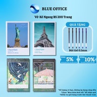 Notebook B5 Horizontal Line 200 Pages Waterproof Pattern Notebook Cover Line 2 Colors Anti-Glare 1 R