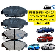 FD5868MS FBK HONDA CITY TMO T9A JAZZ T5A TFO FRONT DISC BRAKE PAD