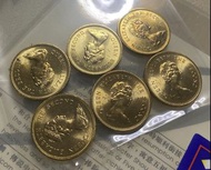 b 05香港伍毫 1980年【b05女王頭/超強轉光】【英女皇伊利沙伯二世】 香港舊版錢幣・硬幣 $190 ・<蘇民峰・風水錢>・