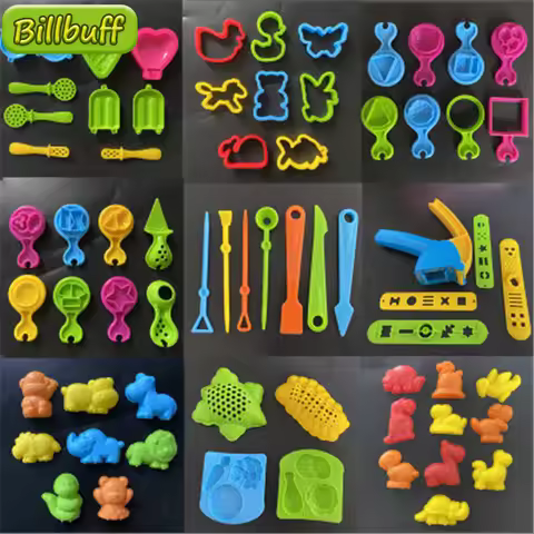 Hot Sale DIY Slime Play Dough Educational Plasticine Mold Animal Dinosaur Modeling Clay Slime Toys D