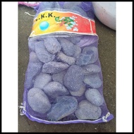 8kg Large Black stone for landscaping garden decor 1sack