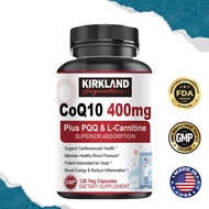 KIRKLAND CoQ10 Capsules - Supports Cardiovascular Health | 400mg CoQ10 Supplement