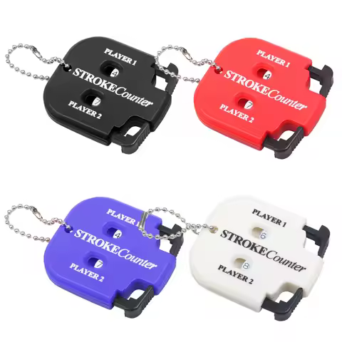 4 Colors Mini Golf Score Shot Stroke Counter Clicker Keychain For Golf Game Scorekeeper Golf Accesso