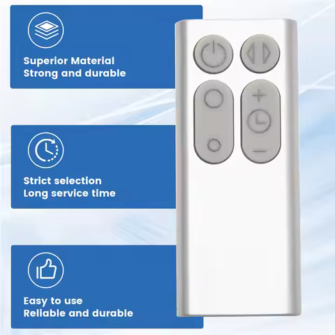 965824-07 Remote Control For Dyson AM11 TP00 TP01 Pure Cool Tower Air Purifier Silver