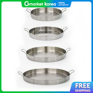 Domestically Made Induction Full 3-Ply Stainless Steel Large Frying Pan for Korean Pancakes