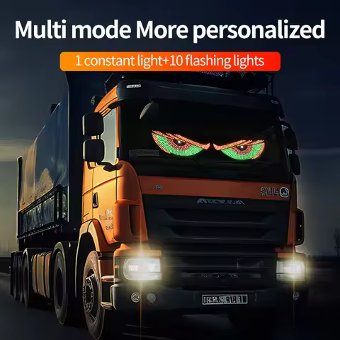 Devil's Eye Car Lights Blink Truck Rear Window LED Display Dynamic Eyes Devil's Eye USB Atmosphere L