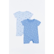 Not Too Big Whaley Romper 2pk