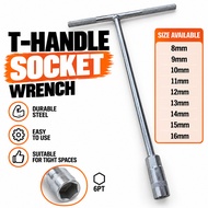 8mm-16mm T-Box Spanner Wrench. T Box Socket Wrench. T Spanar