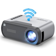 Mini Projector with WiFi, Oddsea Portable Projector for Home Theater, 1080P Supported Movie Projecto