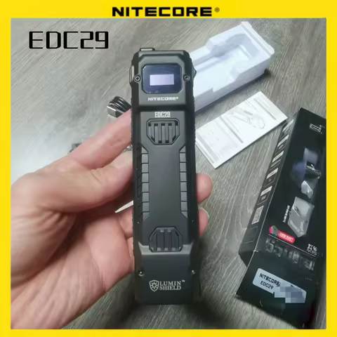 NITECORE EDC29 Keychain Flashlight Portable Camping Light Pocket Size EDC Key Light Hiking Lantern w