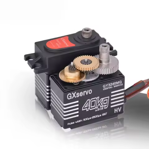 GX QY3240MG 40KG High Torque Metal Gear Digital Servos for 1/10 1/8 RC Model Car Crawler Monster Tru
