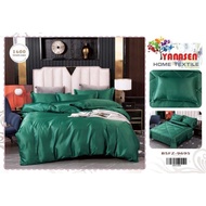 5in1 yanasen super single / singke cadar satin with comforter