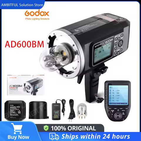 Godox Wistro AD600BM Bowens Mount 600W GN87 HSS 1/8000s Sync Outdoor Flash With 2.4G Wireless X Syst