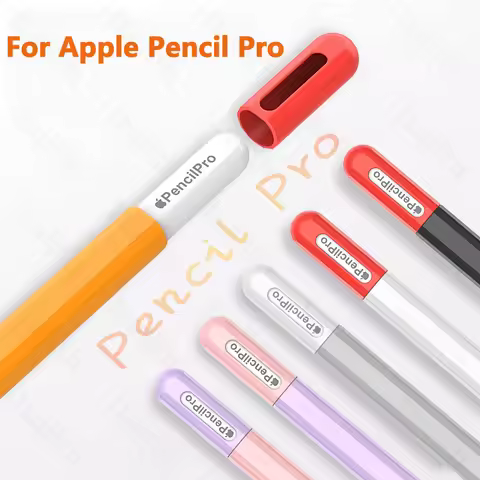 Pencil Case For Apple Pencil Pro Color Matching Soft Silicone Ultra Thin Protective Cover for iPad P