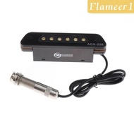 [flameer1] 6 Holes Pickup Guitar Transducers Guitar Accessories For Guitar Amplifier