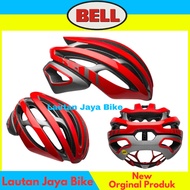 helm sepeda bell z20 mips helmet helmet sepeda balap original - mat red grey s