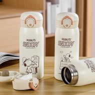 Snoopy Thermos Cup Men Women Cup with Tea Leak Student Cup Outdoor Use Pop Lid Design 316 5JH6