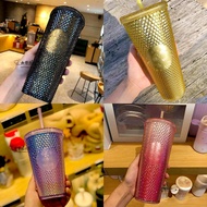 ✨ CapCup ✨Starbucks 2023 New Limited Edition Straw Cup/Starbucks Shining Gradient Diamond Cup/Starbucks Tumbler 710ml