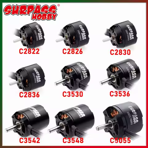 SURPASS HOBBY 2822 2830 3530 3542 3548 4250 4260 5055 5065 Brushless Motor for RC Fixed-wing Plane F