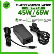 ACER LENOVO 45W USB Type-C Laptop Charger 65W 20V Fast Charging Power Adapter for Huawei Xiaomi Acer