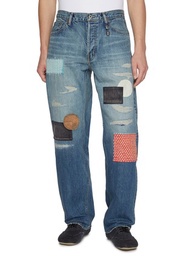 FDMTL CLASSIC FIT PATCHWORK DENIM