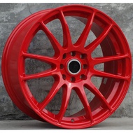 Red 17 Inch 17x7.5 4x100 4x114.3 Alloy Wheel Car Rims Fit For Hyundai Elantra Mazda MX-5 626 Honda Accord Integra Toyota Corolla