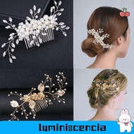 LUMINISCENCIA Bridesmaid Hairpins Jewelry Crystal Peals Wedding Hair Ornaments