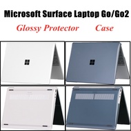 For Microsoft Surface Laptop Go/Go2 Glossy Plastic PC Shell Skin PC Thin Hard Laptop Clear Glossy Case