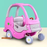 公主車幼兒園小房車淘氣堡塑料四輪滑行助力學步車兒童遊戲玩具車