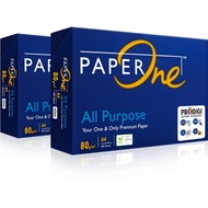 Paper One 80gsm 500 Sheets A4 Paper (Box-5 Reams)