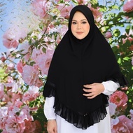 Tudung Sarung Scuba Material Chiffon Sejuk 4XL