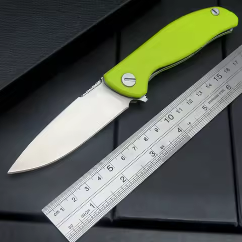 High Quality Custom Folding Knife F3 Tactical Knife 9Cr Blade G10 Handle Camping Survival Knife Outd