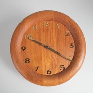 KAYU Round model wooden Wall clock/Latest Teak Wood Wall clock/Unique Wall clock/wooden clock