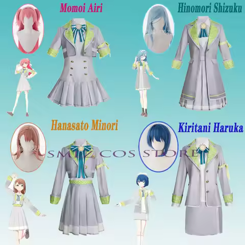Newly Hanasato Minori Momoi Airi Cosplay Anime PJSK MORE JUMP Hinomori Shizuku Costume Kiritani Haru