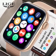 LIGE Smart Watch Men Women Full Screen Waterproof Sport Modes Fitness Tracker For Android and IOS