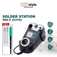 MATA SOLDERING STATION YIHUA 982-V (C210) WITH 3 TIPS ORIGINAL - YIHUA 982-V C210 SOLDERING STATION 