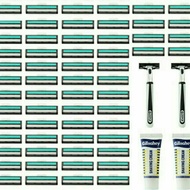 Dao cạo râu lưỡi kép loại tốt siêu sắc (72 lưỡi + 2 cán)