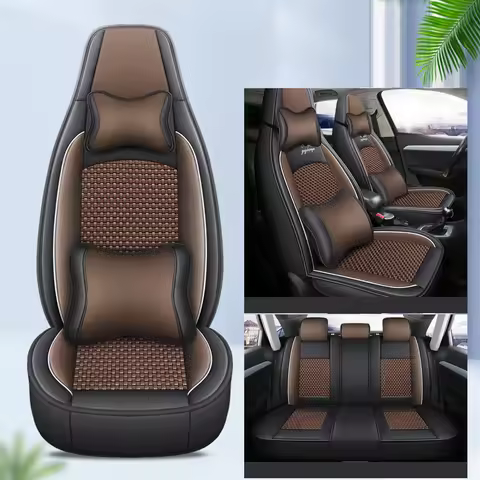 Car Seat Cover 5 Full Set Universal Seat Cover for Skoda Octavia A7 Kodiaq BMW Serie 1 F20 Serie 1 E