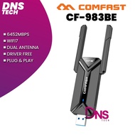 COMFAST CF-983BE USB WiFi 7 Adapter 2.4G 5.8G 6GHz Wireless Network Card 802.11be 6452Mbps Free-Driv